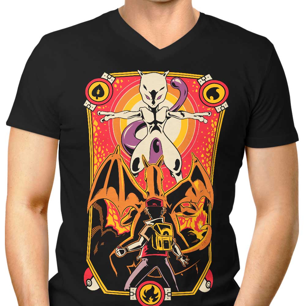 Men's V-Neck T-Shirt - The Legend of the Trainer