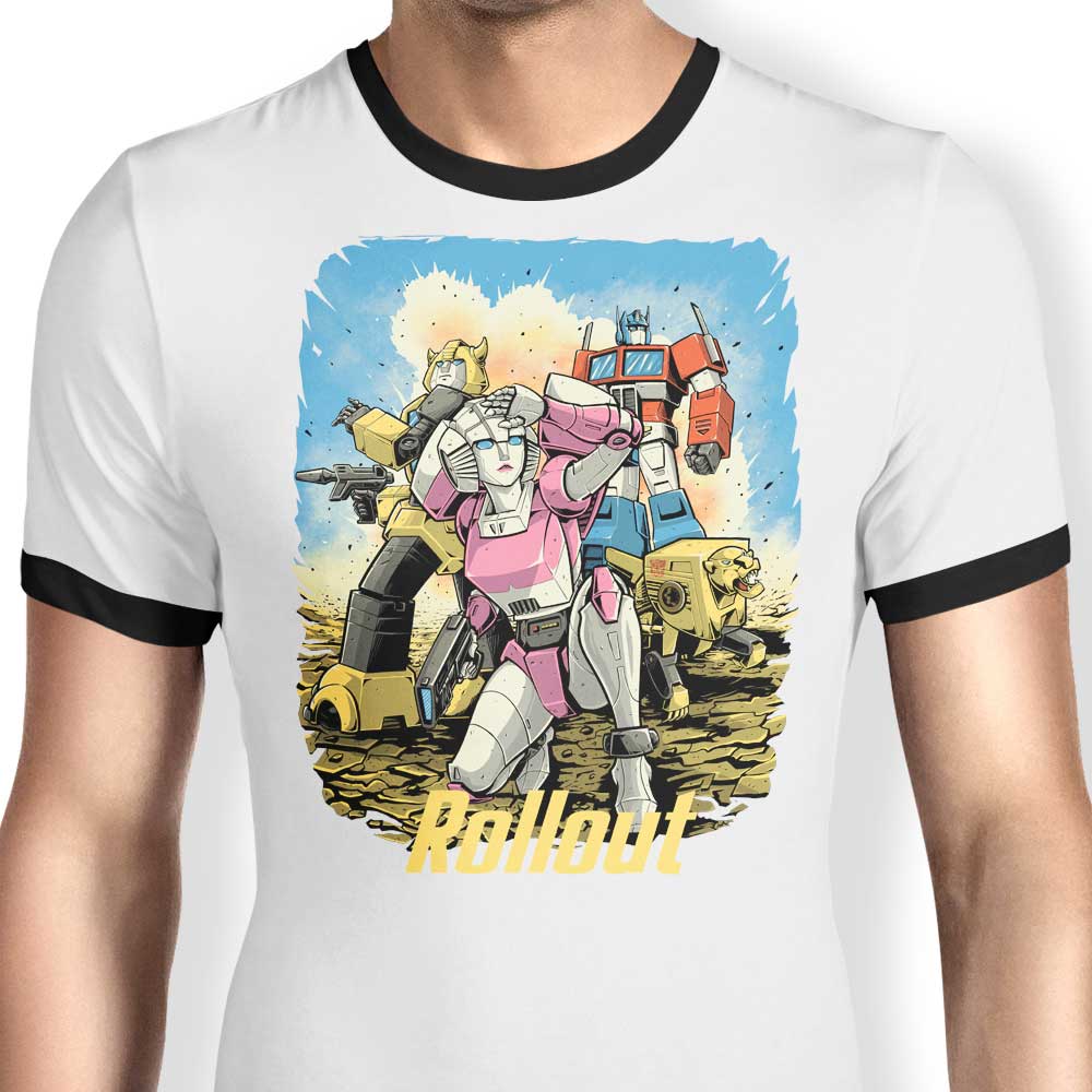 BetMac's Stylish Cyber Wasteland Ringer T - Shirt