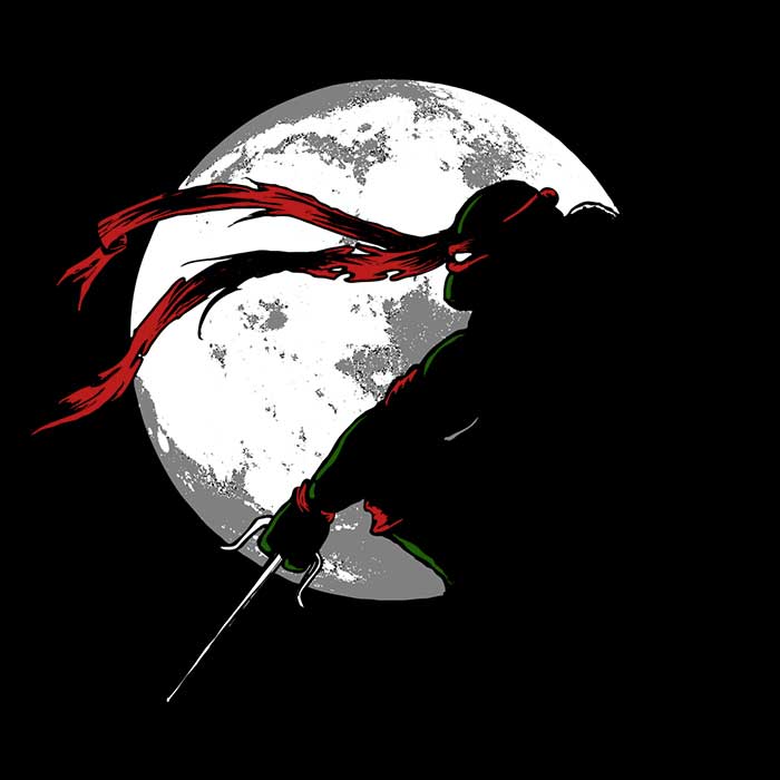 TwistMedia's Moon Sai Men's Fashionable V-Neck T-Shirt