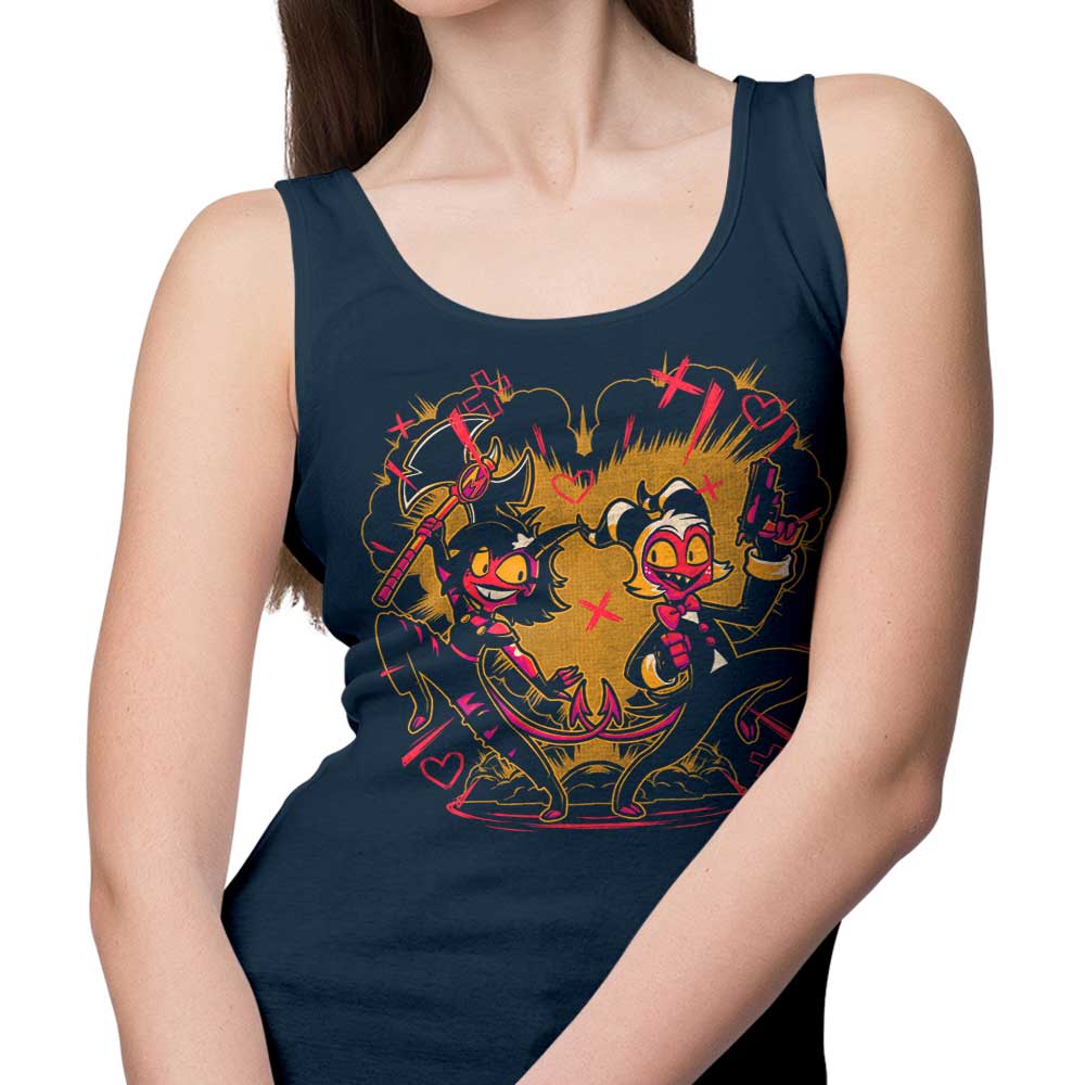 Studio Mootant's Hell Couple Stylish Tank Top for Fashion Lovers