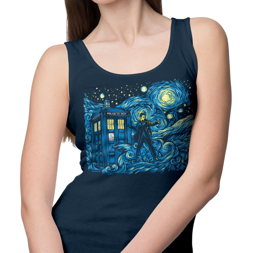 Time and Space Dreams-themed Tank Top for Fashion Enthusiasts