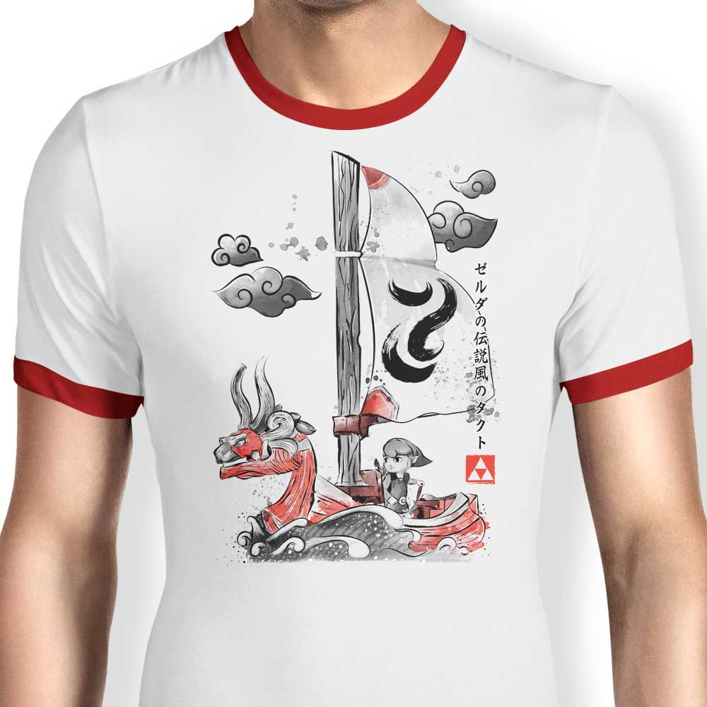 Men's Sailing with the Wind Classic Ringer T-Shirt