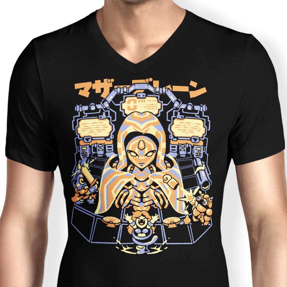 Sketchdemao Men's Stylish V-Neck Geno Dome T-Shirt