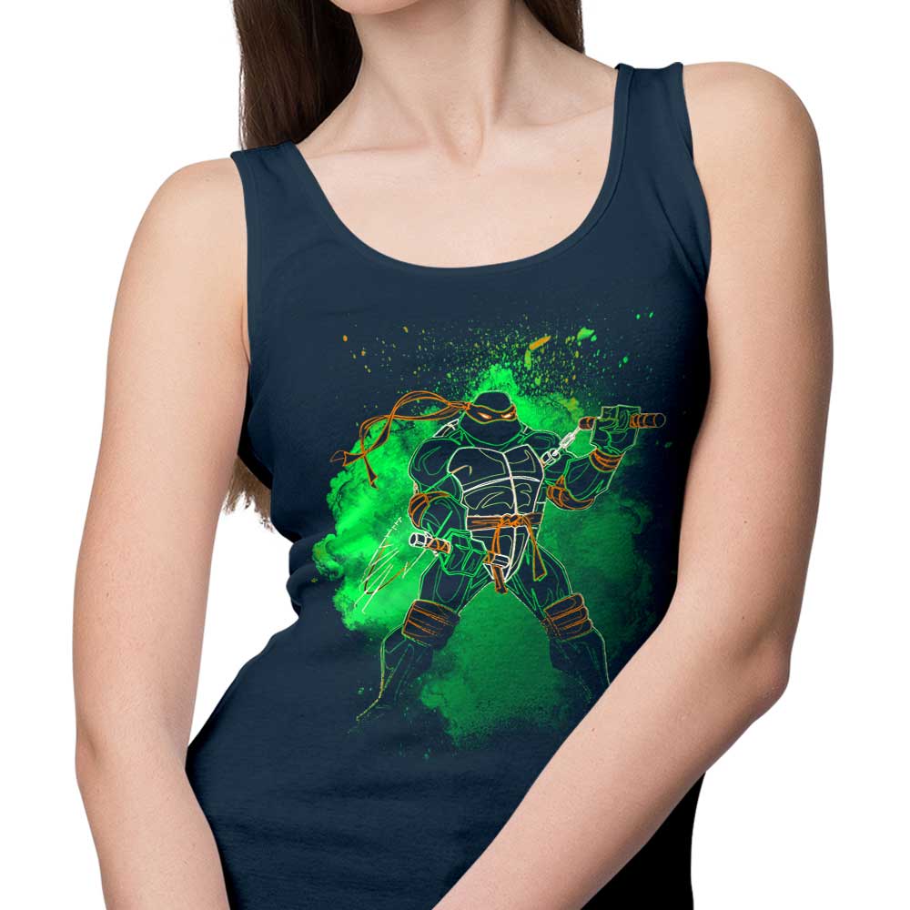Donnie Illustrations' Nunchaku Soul - Men's Tank Top for Martial Arts Enthusiasts