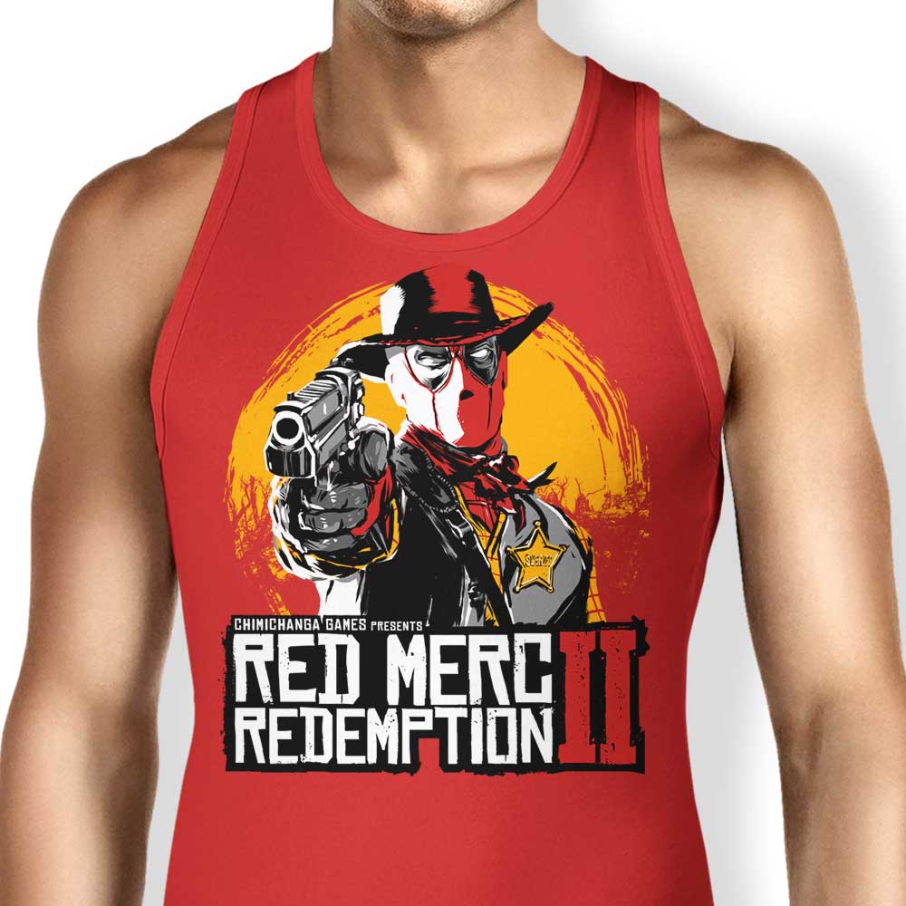 Rustenico's Red Merc Redemption Men's and Women's Comfortable Tank Tops