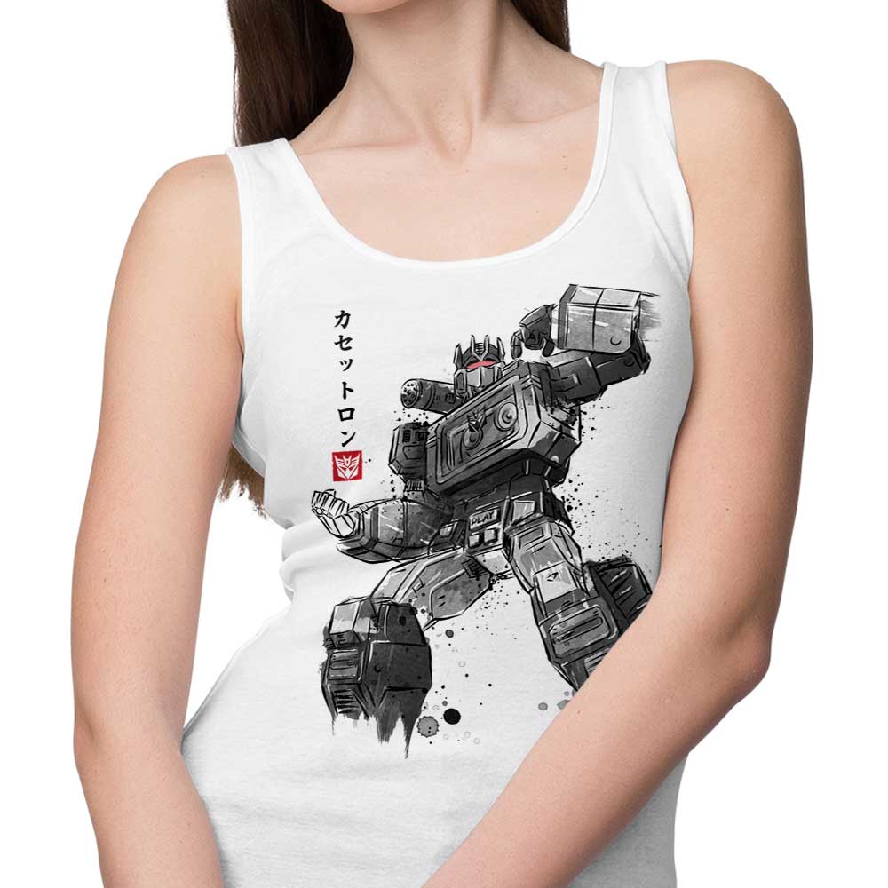 Dr. Monekers' Stylish Cassette Sumi-e Tank Top