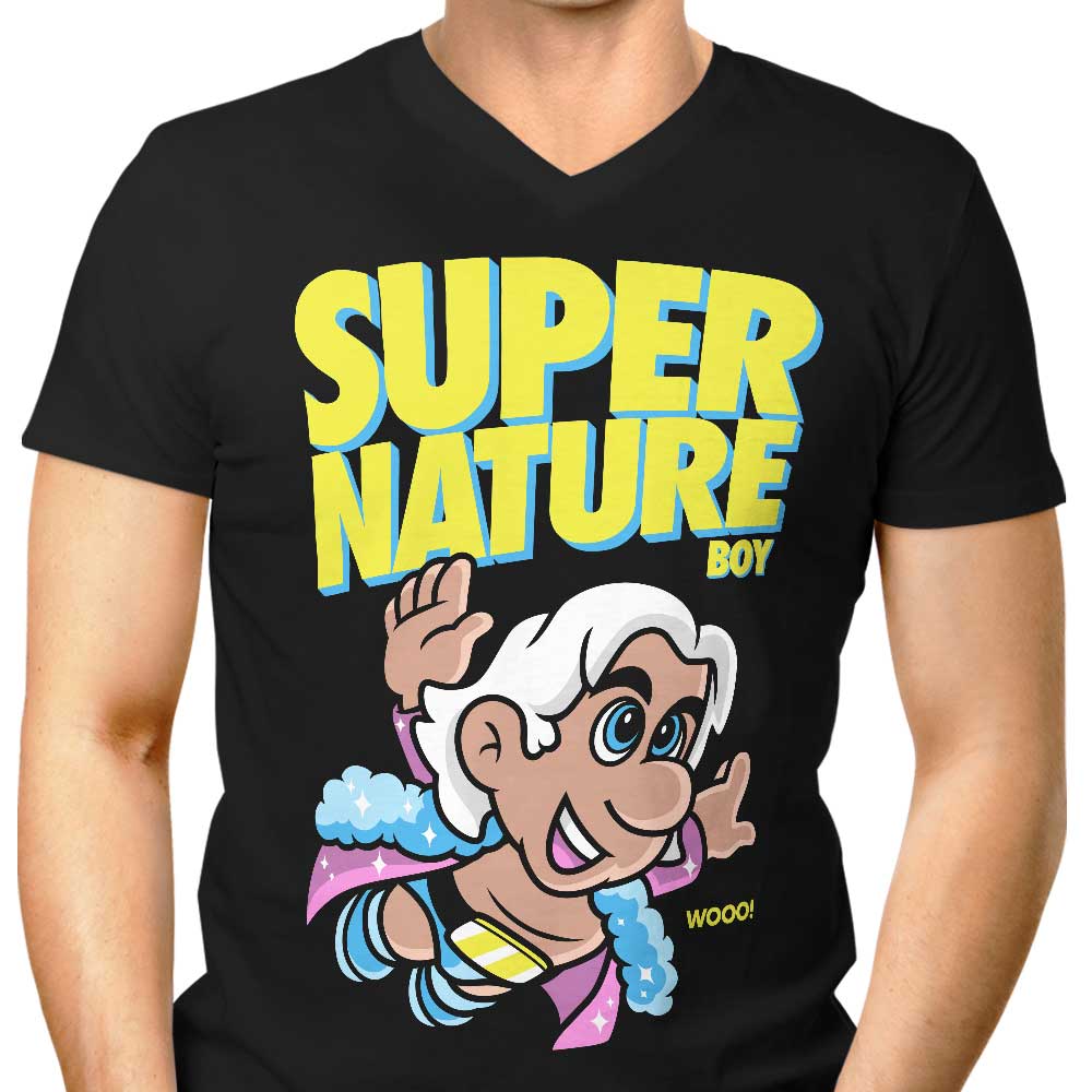 Men's Stylish V-Neck - The Super Natural Look