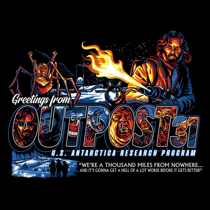 Greetings from Outpost 31 - Stylish Men's and Women's Tank Tops