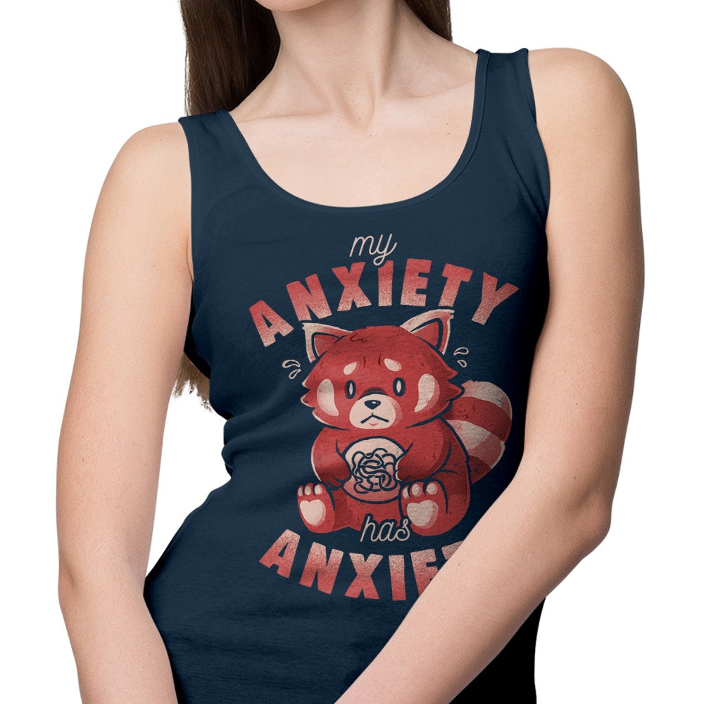 Stylish 'My Anxiety has Anxiety' Tank Top for Casual Wear