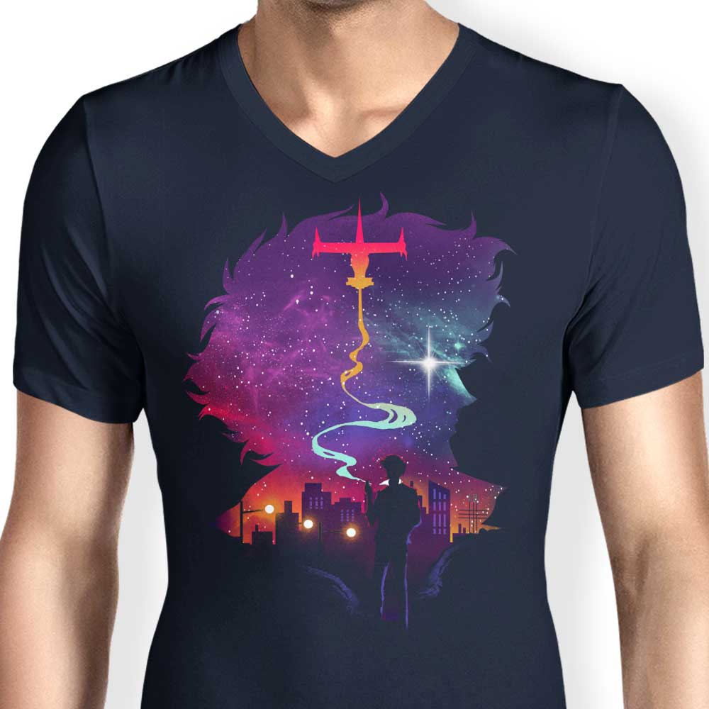 Men's V-Neck T-Shirt - See You Among the Stars