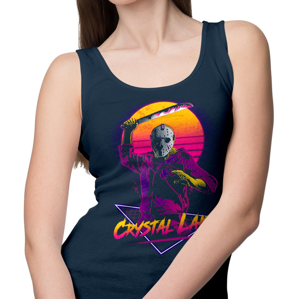 Vintage-Style Machete Design Tank Top