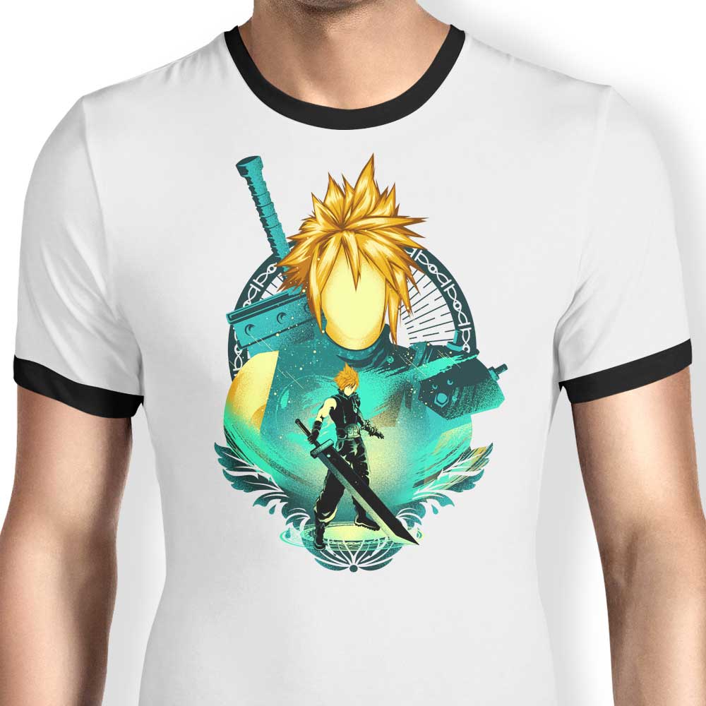Hypertwenty's Stylish Midgar Mercenary Ringer T - Shirt