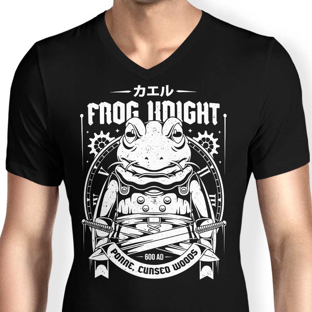 Men's Alternative Frog Knight V-Neck T-Shirt