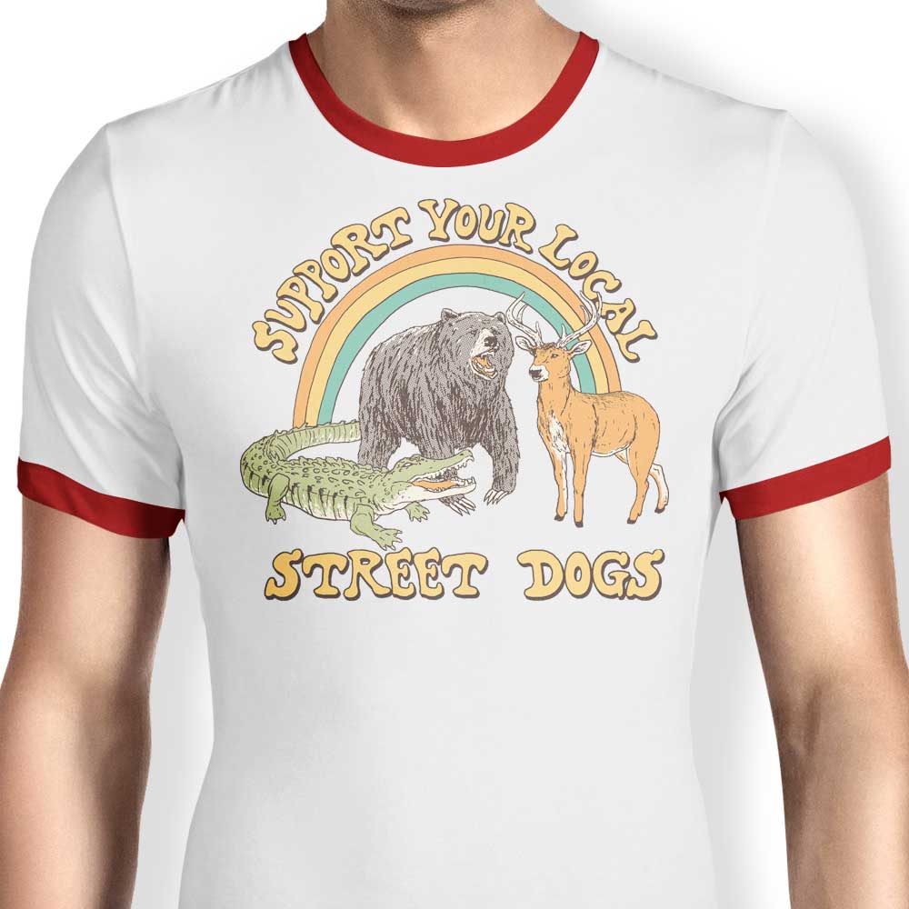 Men's Street Dogs Ringer Style Cotton T-Shirt