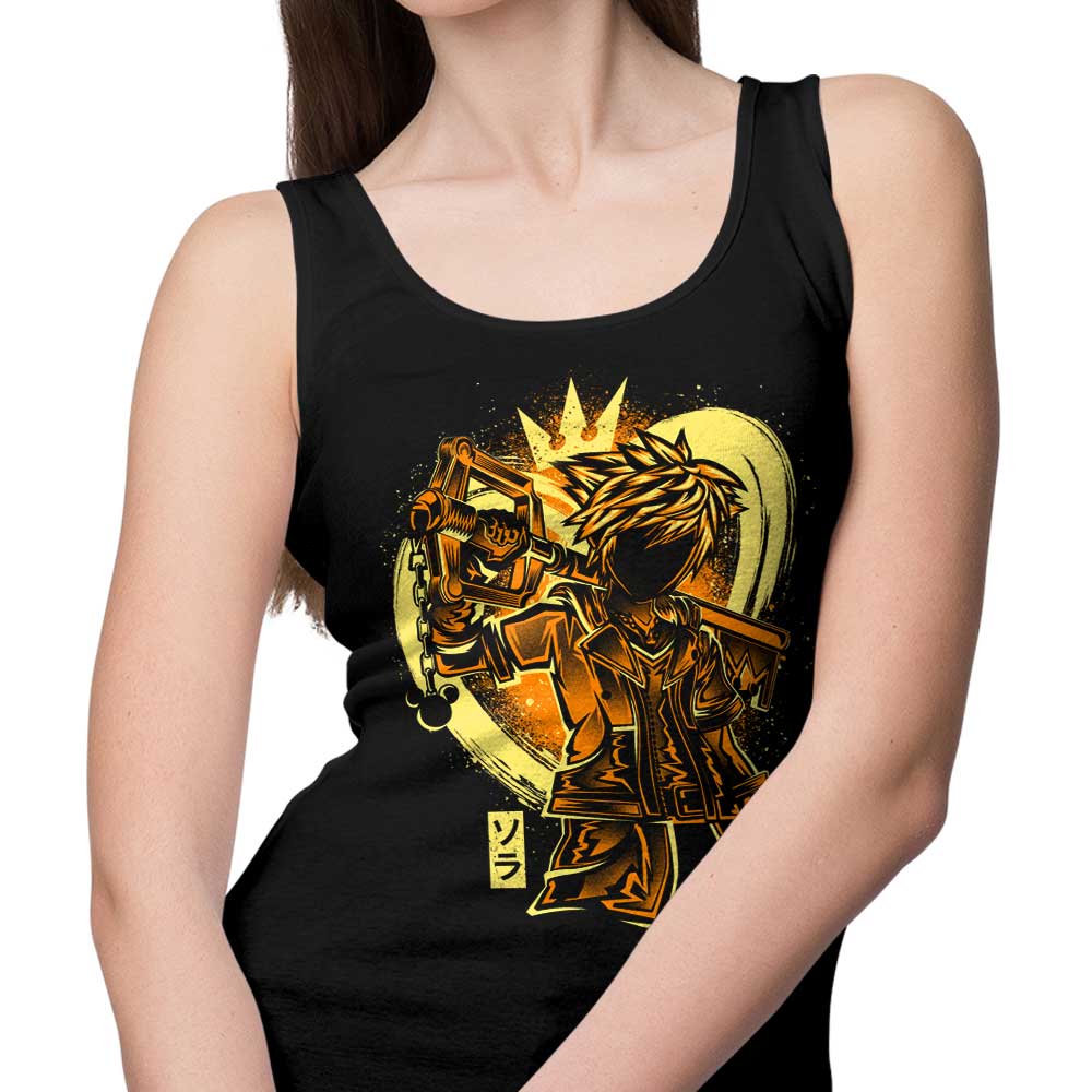 Hypertwenty Keyblade Silhouette Design Tank Top for Casual Wear