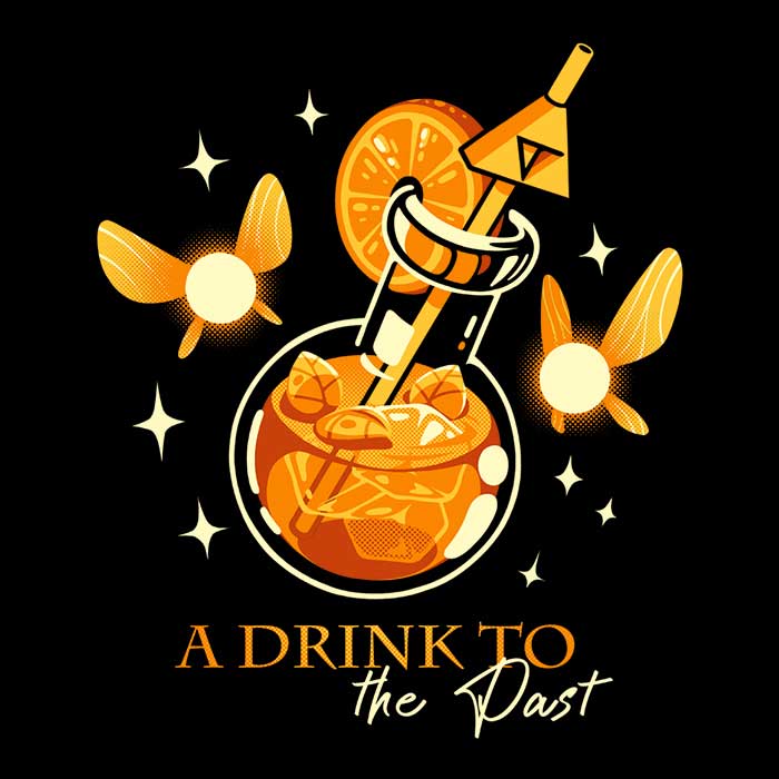 A Toast to the Past - Men's Fashion Apparel T-Shirts