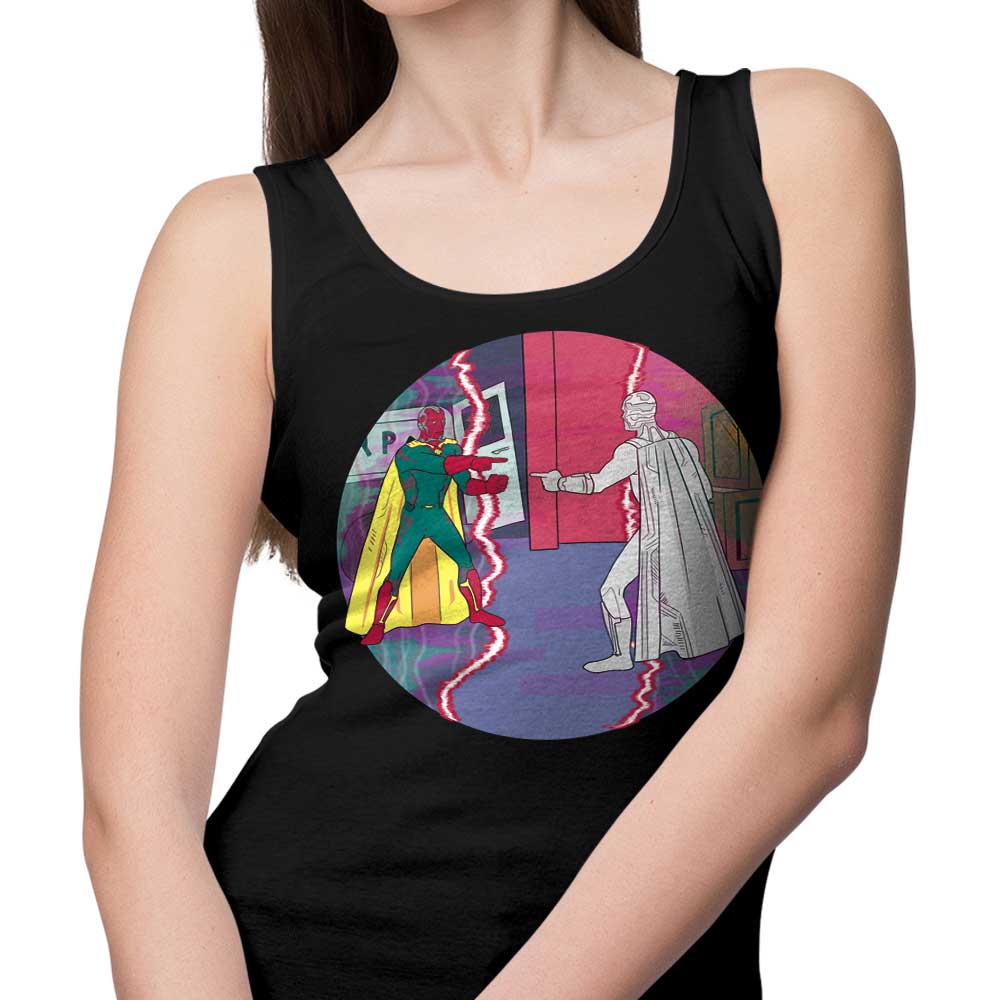 MarianoSan's Comfortable Two Visions Unisex and Women's Tank Tops