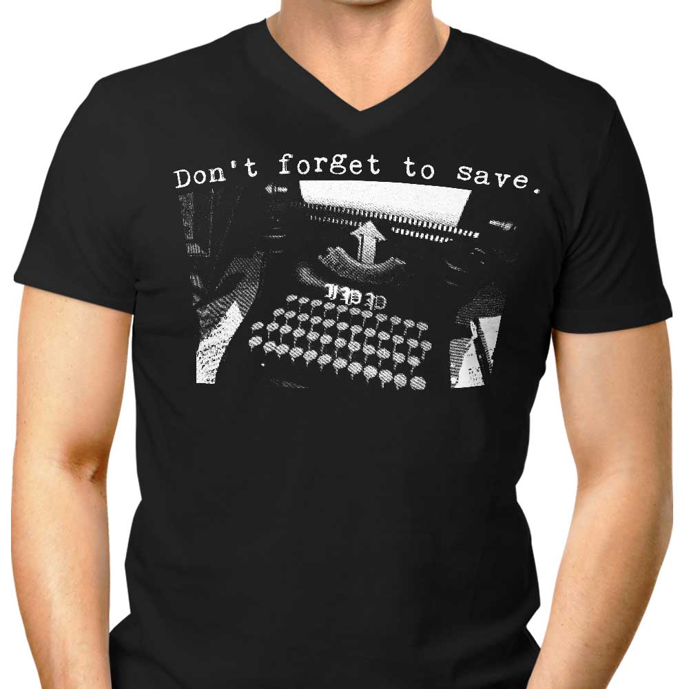 Must - Save Men's V - Neck T - Shirt