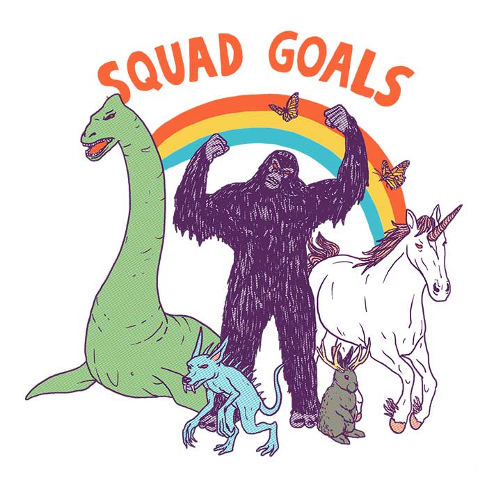 Mythical Squad Goals Men's Classic Ringer T-Shirt