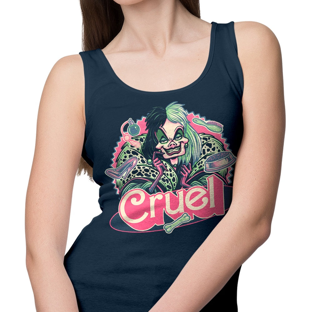 Glitchygorilla's Edgy Cruel Lady Tank Top for Fashion Enthusiasts