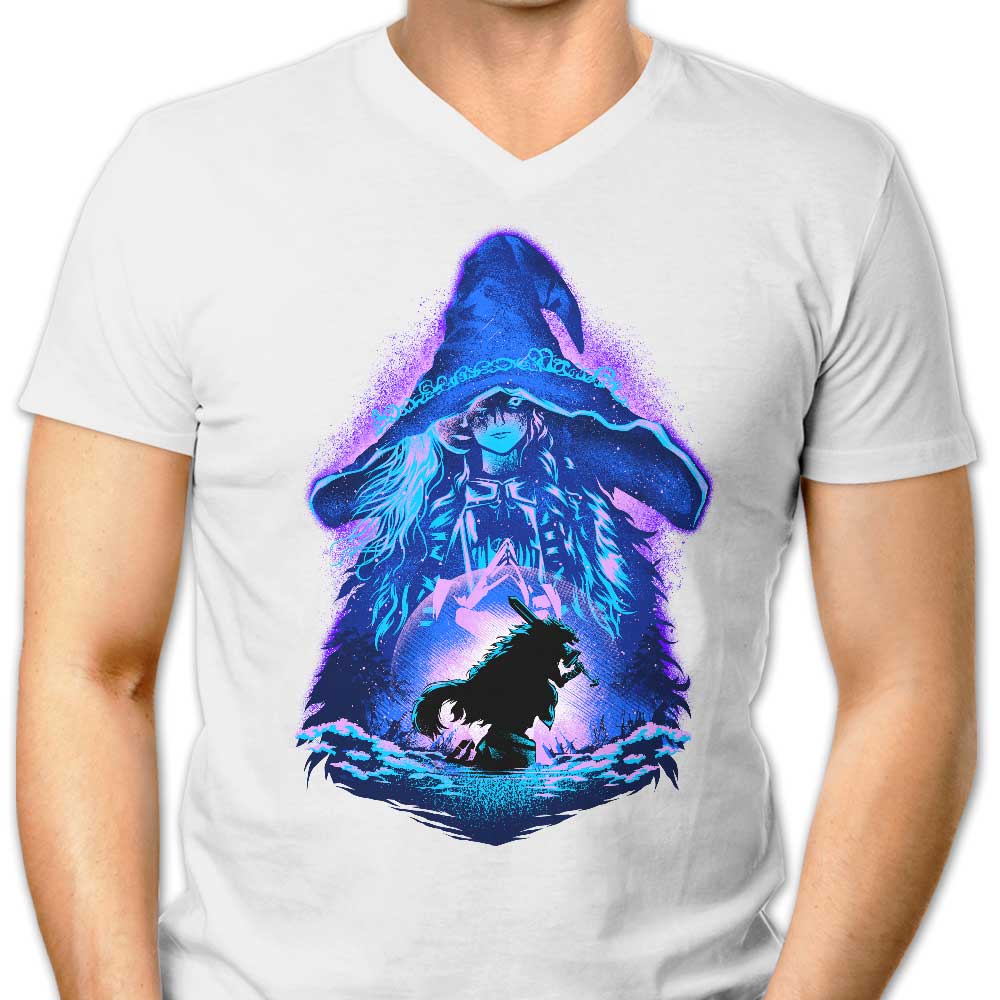 Hypertwenty's Men's Stylish V-Neck Lunar - Inspired T - Shirt