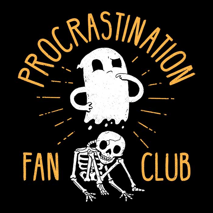 DinoMike's Comfortable Procrastination Fan Club Tank Tops for Men and Women