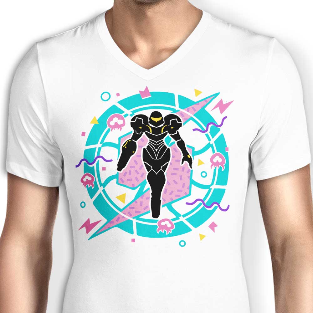 90s Style Men's Fashionable V-Neck Hunter Top