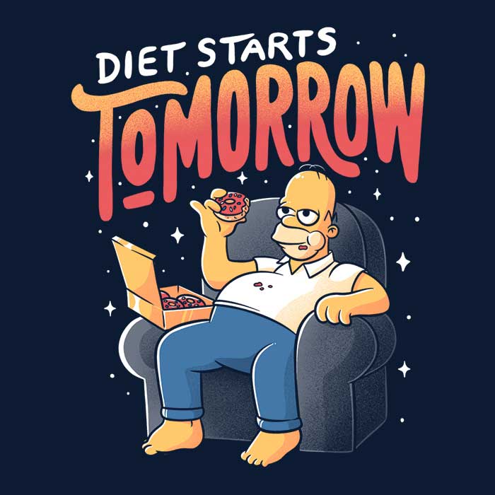 Tomorrow's Diet Men's Fashion Apparel - T-Shirts Collection