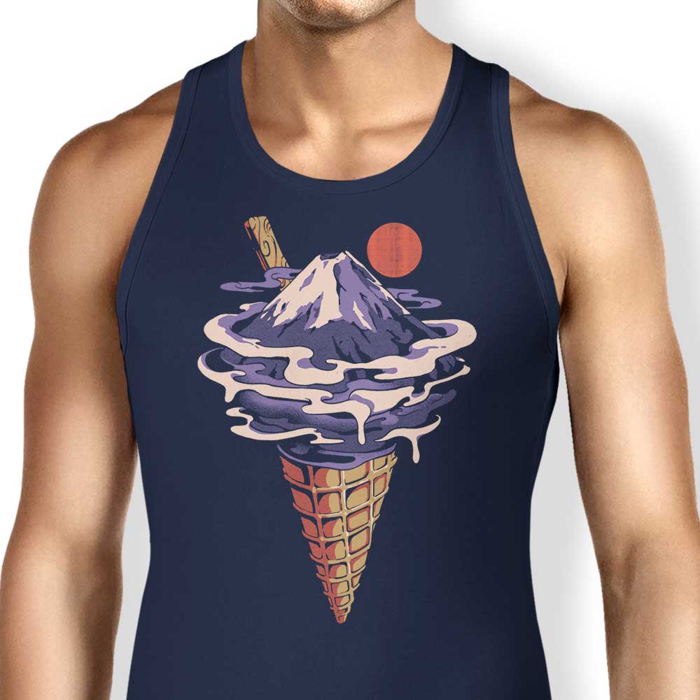 Fuji Ice Cream Men's and Women's Unisex Comfortable Tank Top