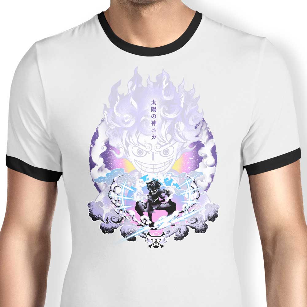 Hypertwenty's Stylish Awakened Fifth Ringer T - Shirt