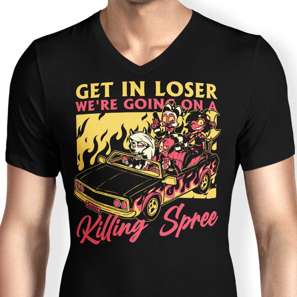 Studio Mootant's Men's Stylish V-Neck for a Killing Spree
