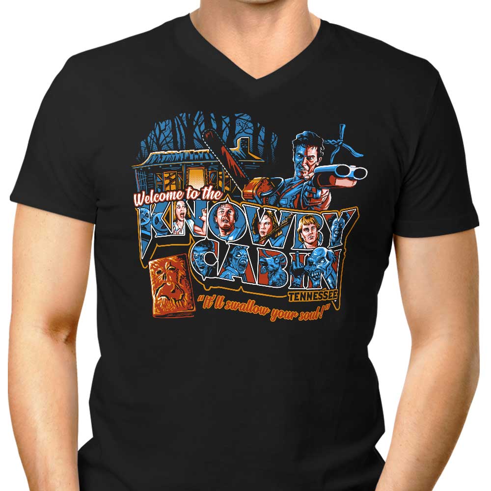 A Warm Welcome to Knowby - Stylish Men's V-Neck T-Shirt