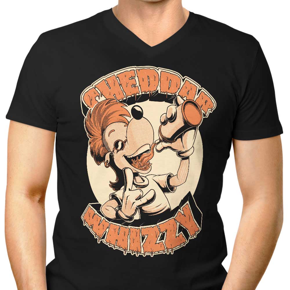 Men's Stylish Cheddar Whizzy V-Neck