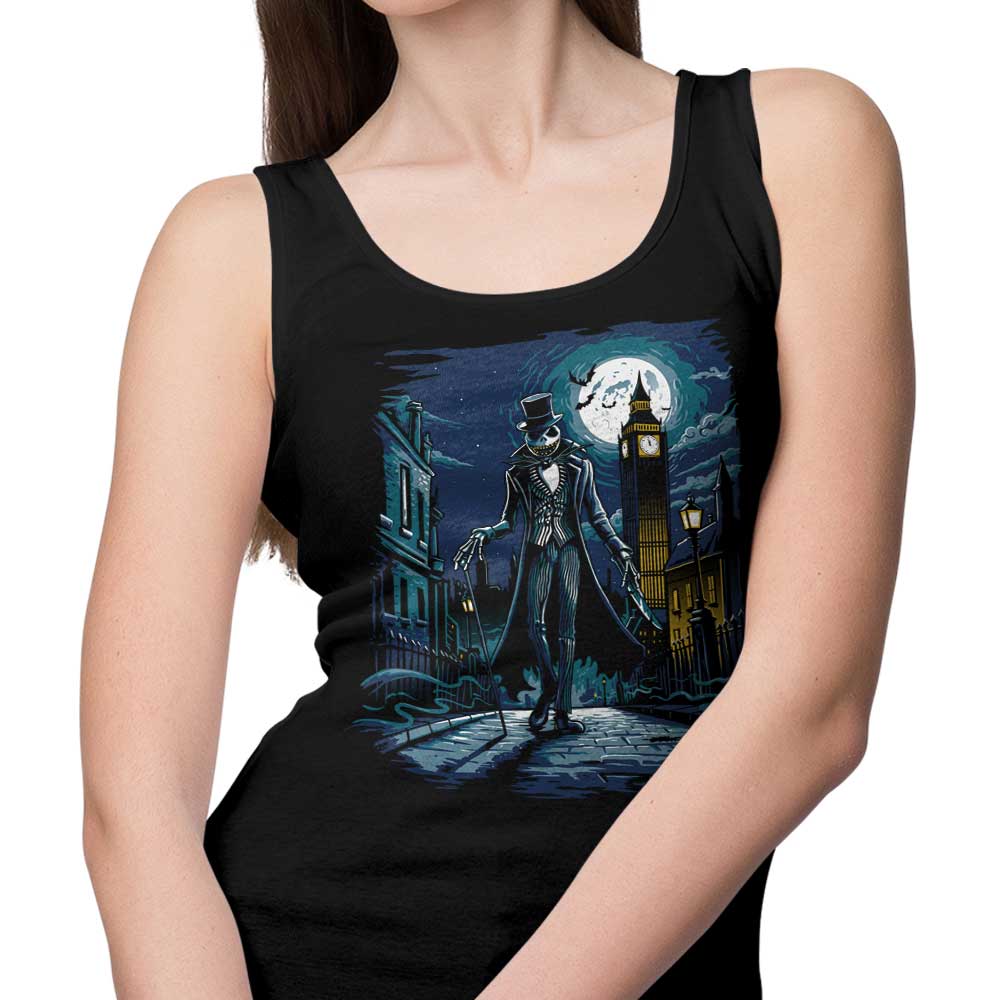 Jack the Ripper-themed Men's Tank Top for Fashionable Wear