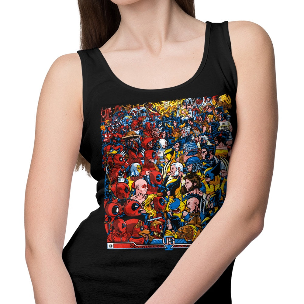 Swords and Claws-themed Men's and Women's Tank Top for Fashion Enthusiasts