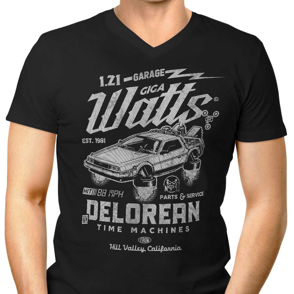 Men's V-Neck T-Shirt from Giga Watts Garage