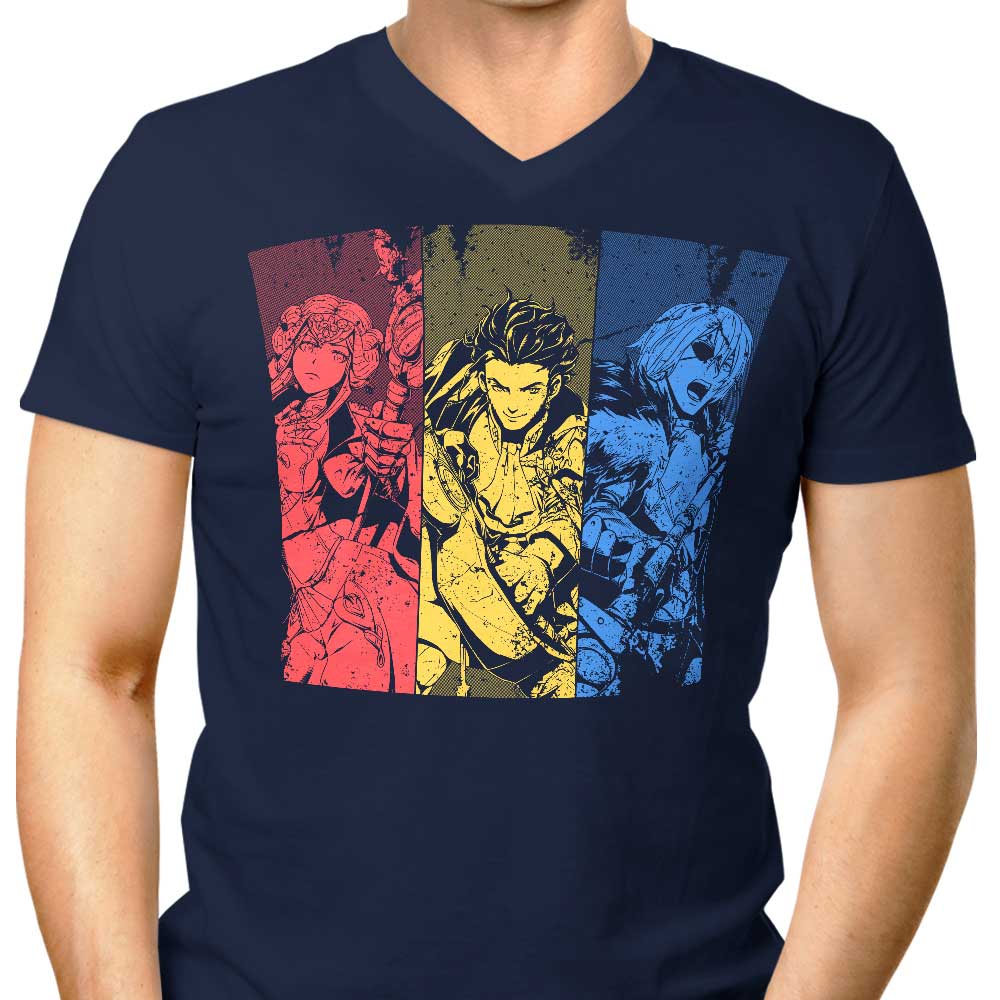 Men's Fashionable V-Neck T-Shirts by Future Generals