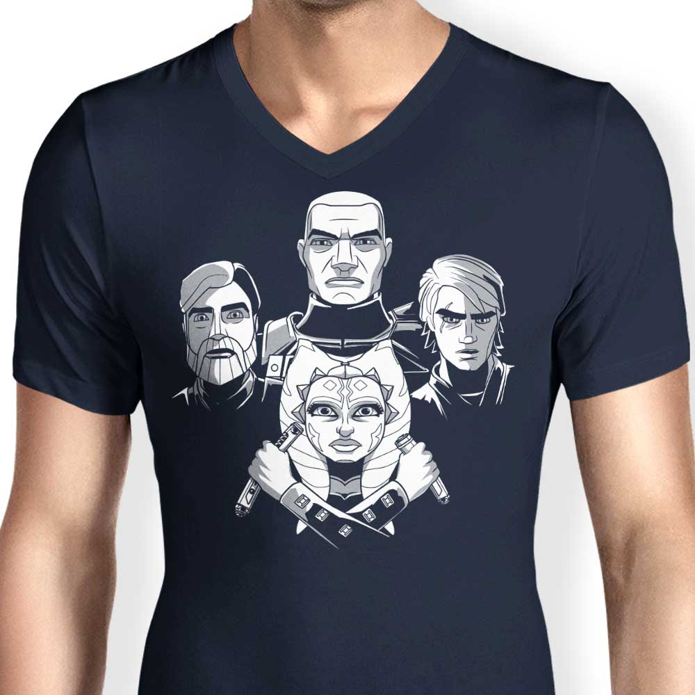 Stylish Bohemian-Inspired Men's V-Neck Shirts - Clones Series