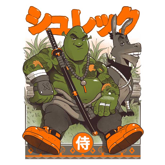 Samurai Shurekku Men's Classic Ringer Style T-Shirt