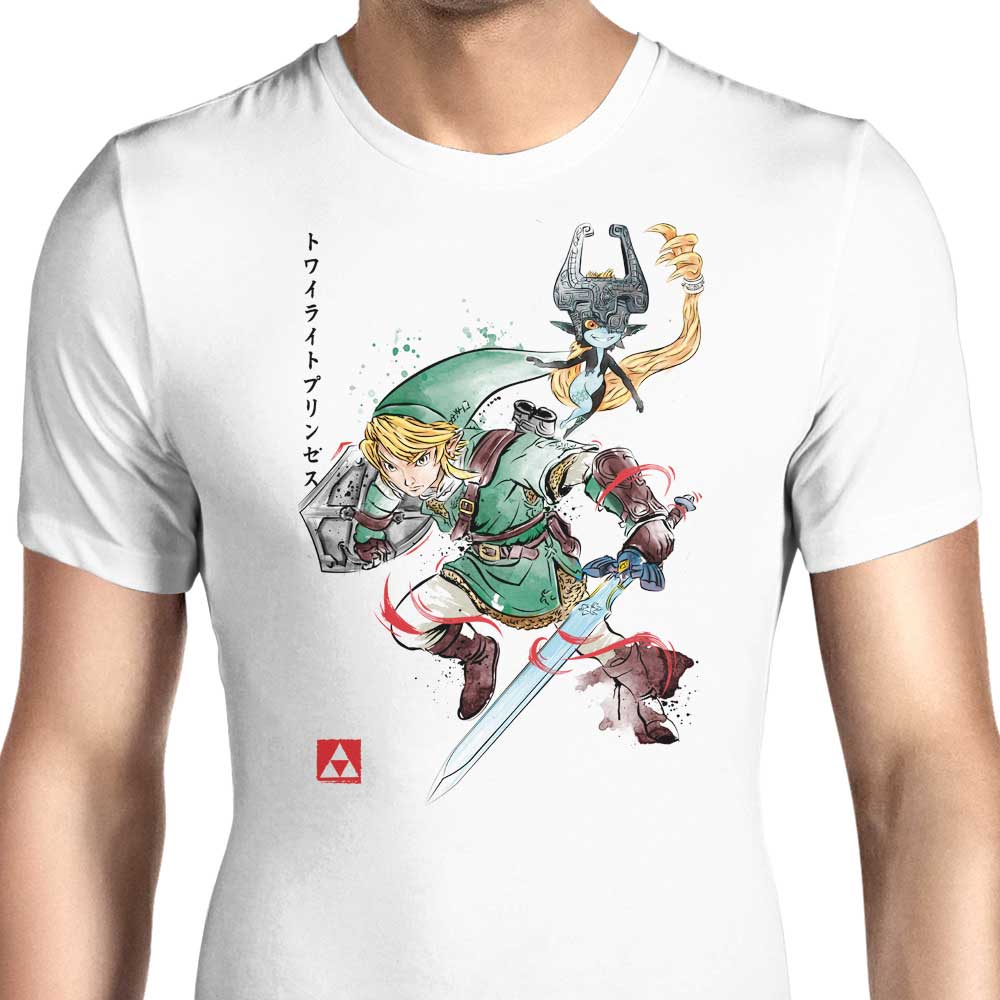 Men's Twilight Watercolor Apparel - Stylish Cotton T-Shirts
