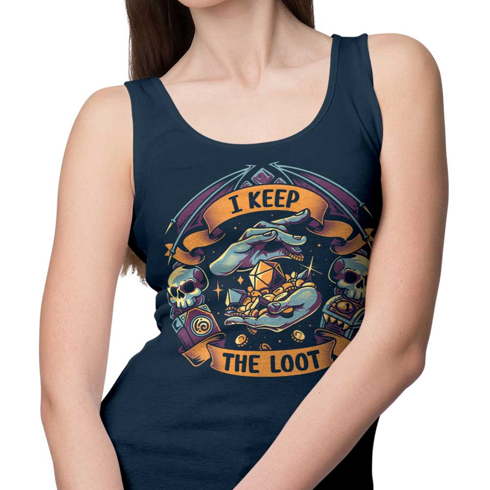 Snouleaf's Stylish 'I Keep the Loot' Tank Top for Trendy Wear