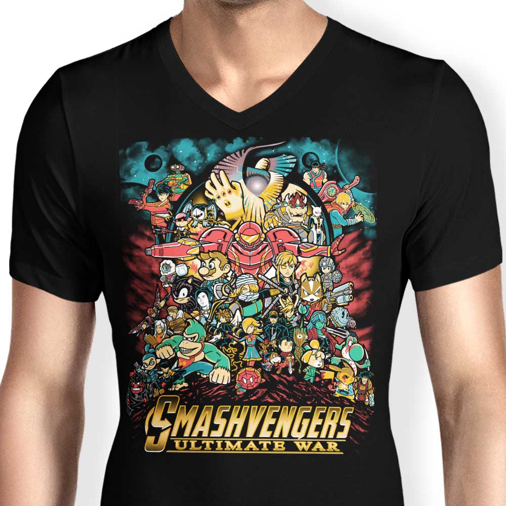 Prime Premne Design's Ultimate War Men's Stylish V-Neck