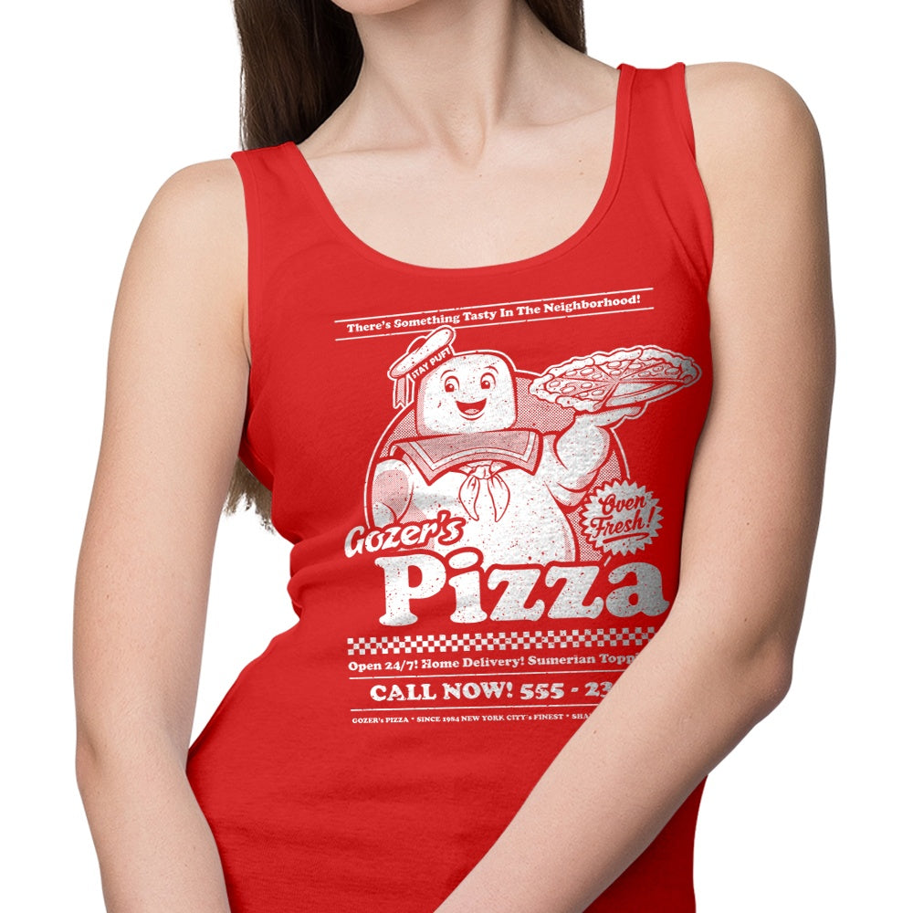 Gozer's Pizza Stylish Tank Top for Trendy Wear