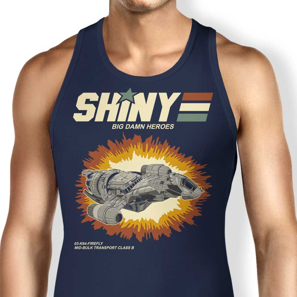 Gleaming Heroes Retro - Style Tank Top