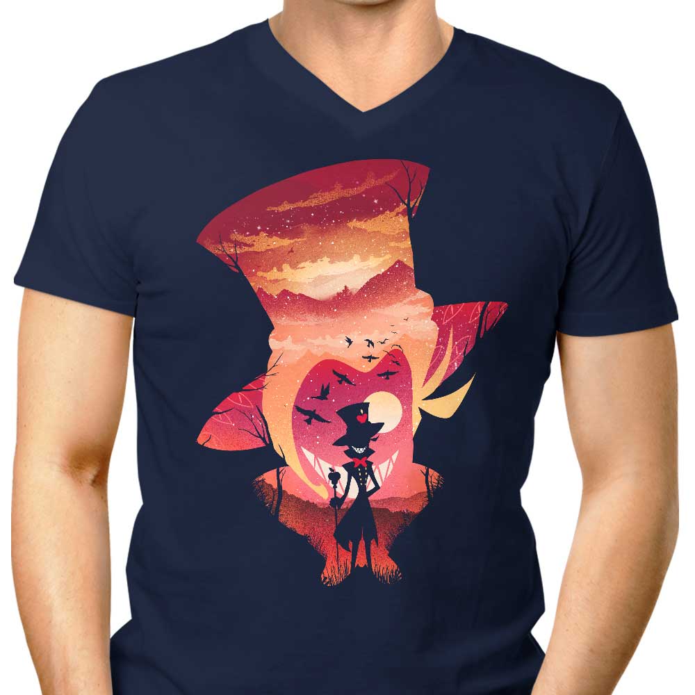 Men's V-Neck T-Shirt from Hotel Fallen Angel