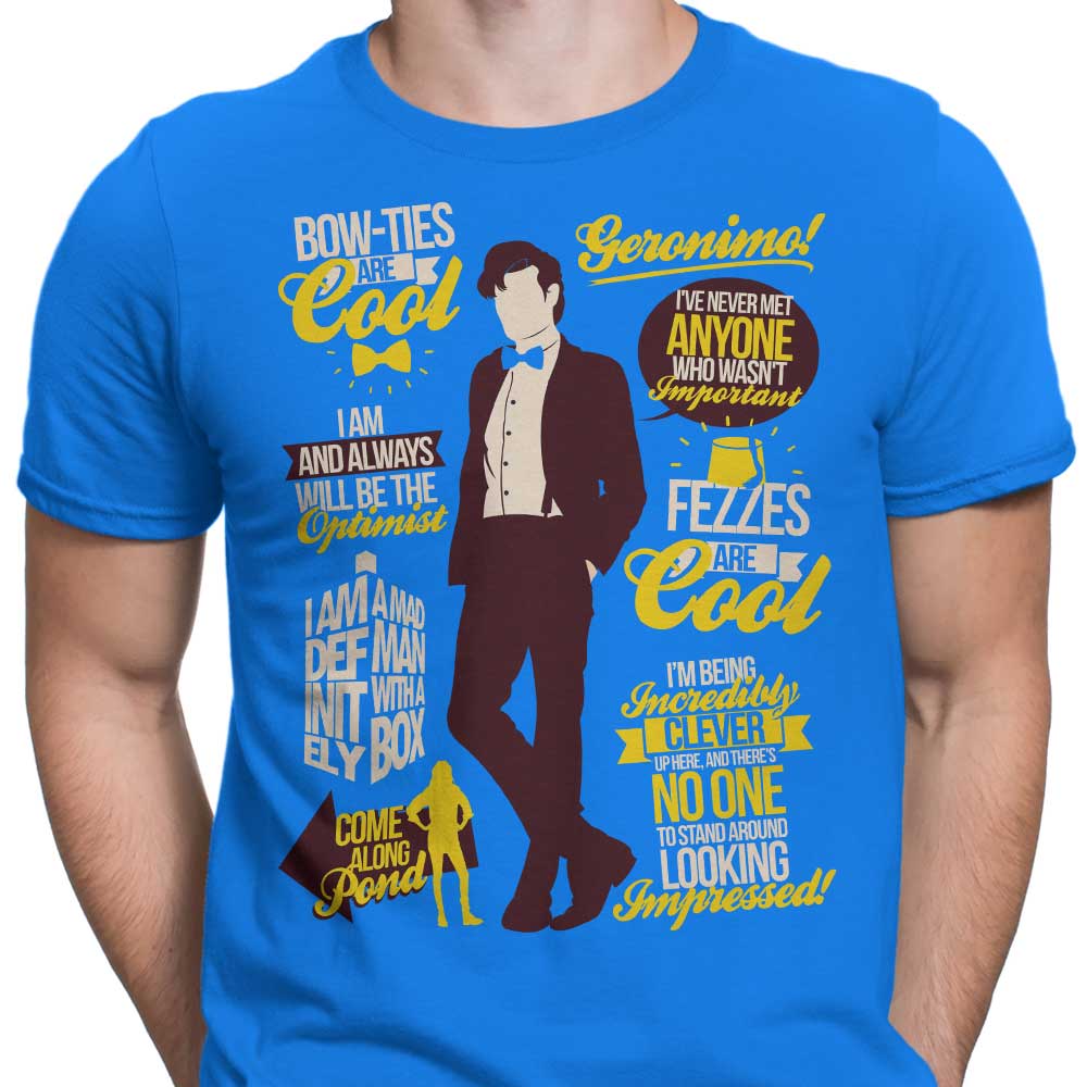 Quotes from the Eleventh Doctor - Stylish Men's Apparel Collection