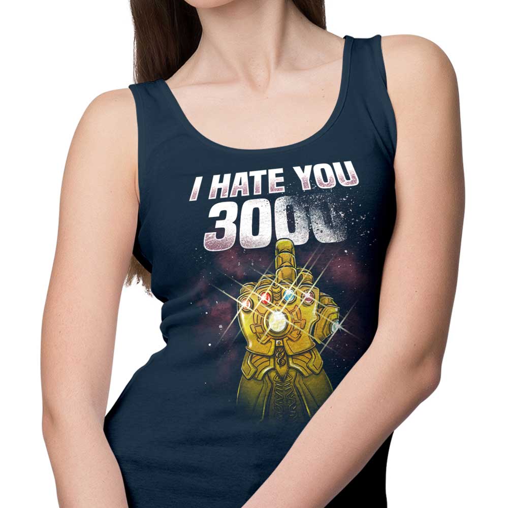 Alemaglia's Soft and Comfortable 'I Hate You 3000' Unisex & Women's Tank Tops