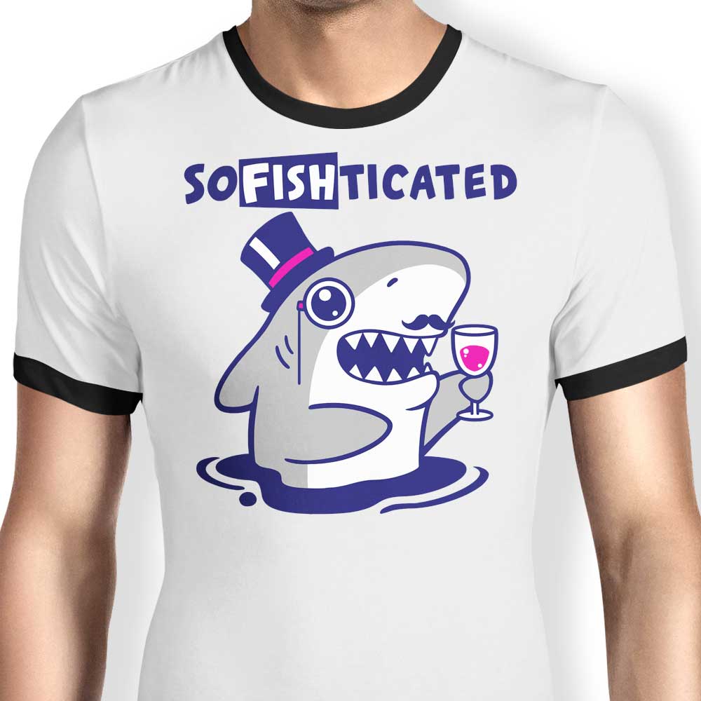 Sophisticated Men's Ringer Style Cotton T-Shirt