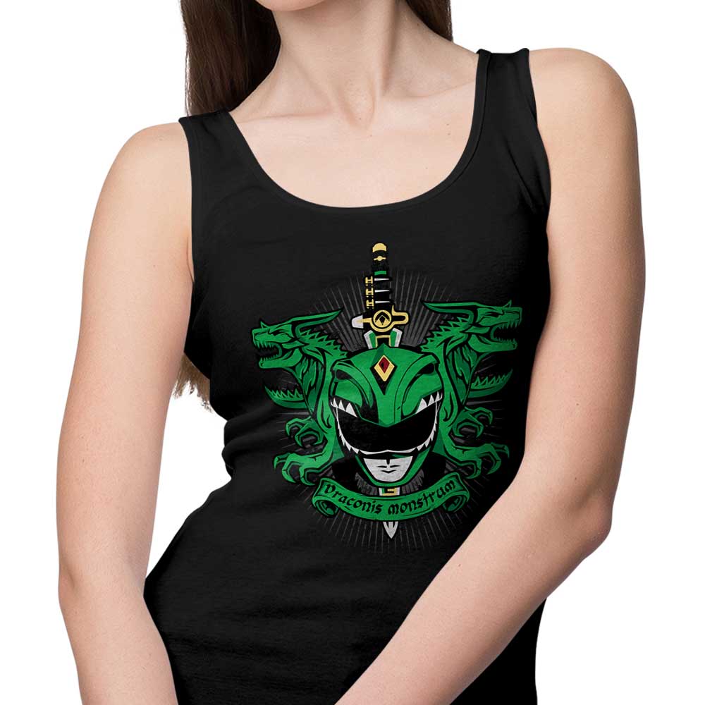 Prime Premne Design Viridis Draconis Monstrum Men's Stylish Tank Top