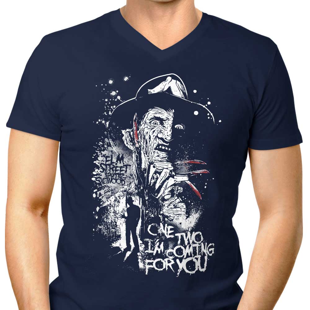 Stylish Men's V-Neck T-Shirt - One, Two Collection